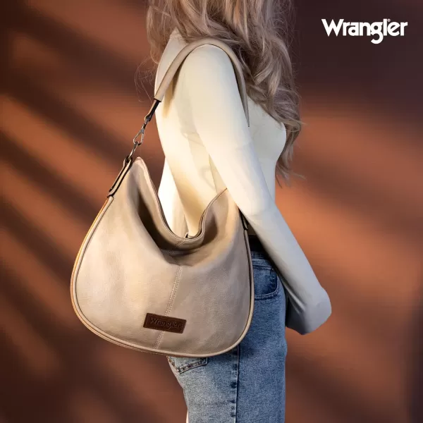 Wrangler Large Hobo Bags for Women Striped Cotton Ribbon Shoulder Purses and Handbags