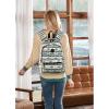 imageMontana West Backpack for Women Western Travel Backpack Purse Casual Daypack for Laptop CollegeAztec Beige