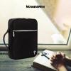 imageMontana West Bible Cover for Women Men with Leather Bookmark Book Carrying Cases Church Bag for Outdoor ProtectiveBlack