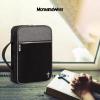 imageMontana West Bible Cover for Women Men with Leather Bookmark Book Carrying Cases Church Bag for Outdoor ProtectiveBlackgrey