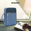imageMontana West Bible Cover for Women Men with Leather Bookmark Book Carrying Cases Church Bag for Outdoor ProtectiveNavy