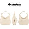 imageMontana West Hobo Bags for Women Shoulder Purses and HandbagsClassic Beige
