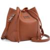imageMontana West Lee Small Crossbody Bags for Women Drawstring Bucket Purse with Adjustable StrapBrown