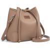 imageMontana West Lee Small Crossbody Bags for Women Drawstring Bucket Purse with Adjustable StrapCamel