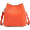 imageMontana West Lee Small Crossbody Bags for Women Drawstring Bucket Purse with Adjustable StrapOrange