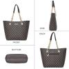 imageMontana West Tote Bag for Women Chain Tophandle HandbagsA Coffee