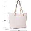 imageMontana West Tote Bag for Women Chain Tophandle HandbagsB Beige