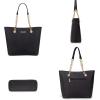 imageMontana West Tote Bag for Women Chain Tophandle HandbagsB Black