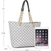 imageMontana West Tote Bag for Women Chain Tophandle HandbagsB Black Multi