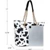 imageMontana West Tote Bag for Women Chain Tophandle HandbagsB Cow