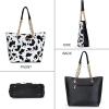 imageMontana West Tote Bag for Women Chain Tophandle HandbagsB Cow