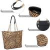 imageMontana West Tote Bag for Women Chain Tophandle HandbagsB Leopard