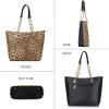 imageMontana West Tote Bag for Women Chain Tophandle HandbagsB Leopard
