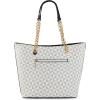 imageMontana West Tote Bag for Women Chain Tophandle HandbagsH Beige
