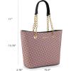 imageMontana West Tote Bag for Women Chain Tophandle HandbagsH Pink