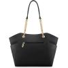 imageMontana West Tote Bag for Women Chain Tophandle HandbagsM Black