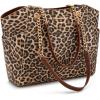 imageMontana West Tote Bag for Women Chain Tophandle HandbagsM Leopard