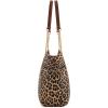 imageMontana West Tote Bag for Women Chain Tophandle HandbagsM Leopard