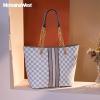 imageMontana West Tote Bag for Women Chain Tophandle HandbagsY BeigeGrey Multi