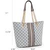 imageMontana West Tote Bag for Women Chain Tophandle HandbagsY BeigeGrey Multi