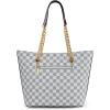 imageMontana West Tote Bag for Women Chain Tophandle HandbagsY BeigeGrey Multi