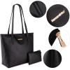 imageMontana West Tote Bags Vegan Leather Purses and Handbags for Women Top Handle Ladies Shoulder Bags1ablack