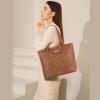 imageMontana West Tote Bags Vegan Leather Purses and Handbags for Women Top Handle Ladies Shoulder Bags2abrown