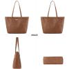 imageMontana West Tote Bags Vegan Leather Purses and Handbags for Women Top Handle Ladies Shoulder Bags2abrown