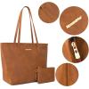 imageMontana West Tote Bags Vegan Leather Purses and Handbags for Women Top Handle Ladies Shoulder Bags3adark Brown