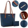 imageMontana West Tote Bags Vegan Leather Purses and Handbags for Women Top Handle Ladies Shoulder Bags7navy