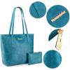 imageMontana West Tote Bags Vegan Leather Purses and Handbags for Women Top Handle Ladies Shoulder BagsAturquoise