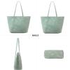 imageMontana West Tote Bags Vegan Leather Purses and Handbags for Women Top Handle Ladies Shoulder BagsGreen