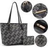 imageMontana West Tote Bags Vegan Leather Purses and Handbags for Women Top Handle Ladies Shoulder BagsMw Black