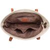 imageMontana West Tote Bags Vegan Leather Purses and Handbags for Women Top Handle Ladies Shoulder BagsTcream Brown