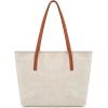imageMontana West Tote Bags Vegan Leather Purses and Handbags for Women Top Handle Ladies Shoulder BagsTcream Brown