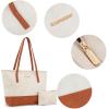 imageMontana West Tote Bags Vegan Leather Purses and Handbags for Women Top Handle Ladies Shoulder BagsTcream Brown
