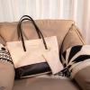 imageMontana West Tote Bags Vegan Leather Purses and Handbags for Women Top Handle Ladies Shoulder BagsTwhite