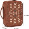 imageMontana West Western Style Embroidered Bible Covers for Women Men Book Carrying Case Church Bag Outdoor Bible Protective DC042CFBrown Embroide