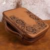 imageMontana West Western Style Embroidered Bible Covers for Women Men Book Carrying Case Church Bag Outdoor Bible Protective DC042CFBrown Leather Print