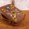 imageMontana West Western Style Embroidered Bible Covers for Women Men Book Carrying Case Church Bag Outdoor Bible Protective DC042CFBrown Sunflower
