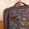 imageMontana West Western Style Embroidered Bible Covers for Women Men Book Carrying Case Church Bag Outdoor Bible Protective DC042CFCoffee Turquoise