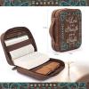 imageMontana West Western Style Embroidered Bible Covers for Women Men Book Carrying Case Church Bag Outdoor Bible Protective DC042CFRetro Coffee