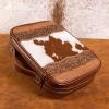 imageMontana West Western Style Embroidered Bible Covers for Women Men Book Carrying Case Church Bag Outdoor Bible Protective DC042CFTooling Brown