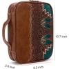 imageMontana West Western Style Embroidered Bible Covers for Women Men Book Carrying Case Church Bag Outdoor Bible Protective DC042CFTooling Turquoise
