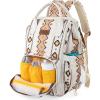 imageMontana West Wrangler Callie Diaper Bag Backpack with Stroller Straps Multifunction Baby Travel Bag WG22049110BDYAztectan