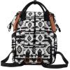imageMontana West Wrangler Callie Diaper Bag Backpack with Stroller Straps Multifunction Baby Travel Bag WG22049110BDYBlack