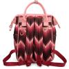 imageMontana West Wrangler Callie Diaper Bag Backpack with Stroller Straps Multifunction Baby Travel Bag WG22049110BDYClassic Dark Pink