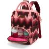 imageMontana West Wrangler Callie Diaper Bag Backpack with Stroller Straps Multifunction Baby Travel Bag WG22049110BDYClassic Dark Pink