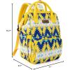 imageMontana West Wrangler Callie Diaper Bag Backpack with Stroller Straps Multifunction Baby Travel Bag WG22049110BDYLemon Yellow