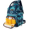 imageMontana West Wrangler Callie Diaper Bag Backpack with Stroller Straps Multifunction Baby Travel Bag WG22049110BDYNavy